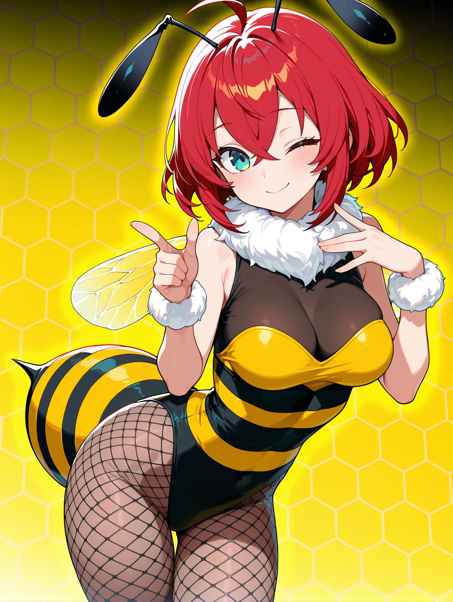 蜂コス🐝 | の人気AIイラスト・グラビア