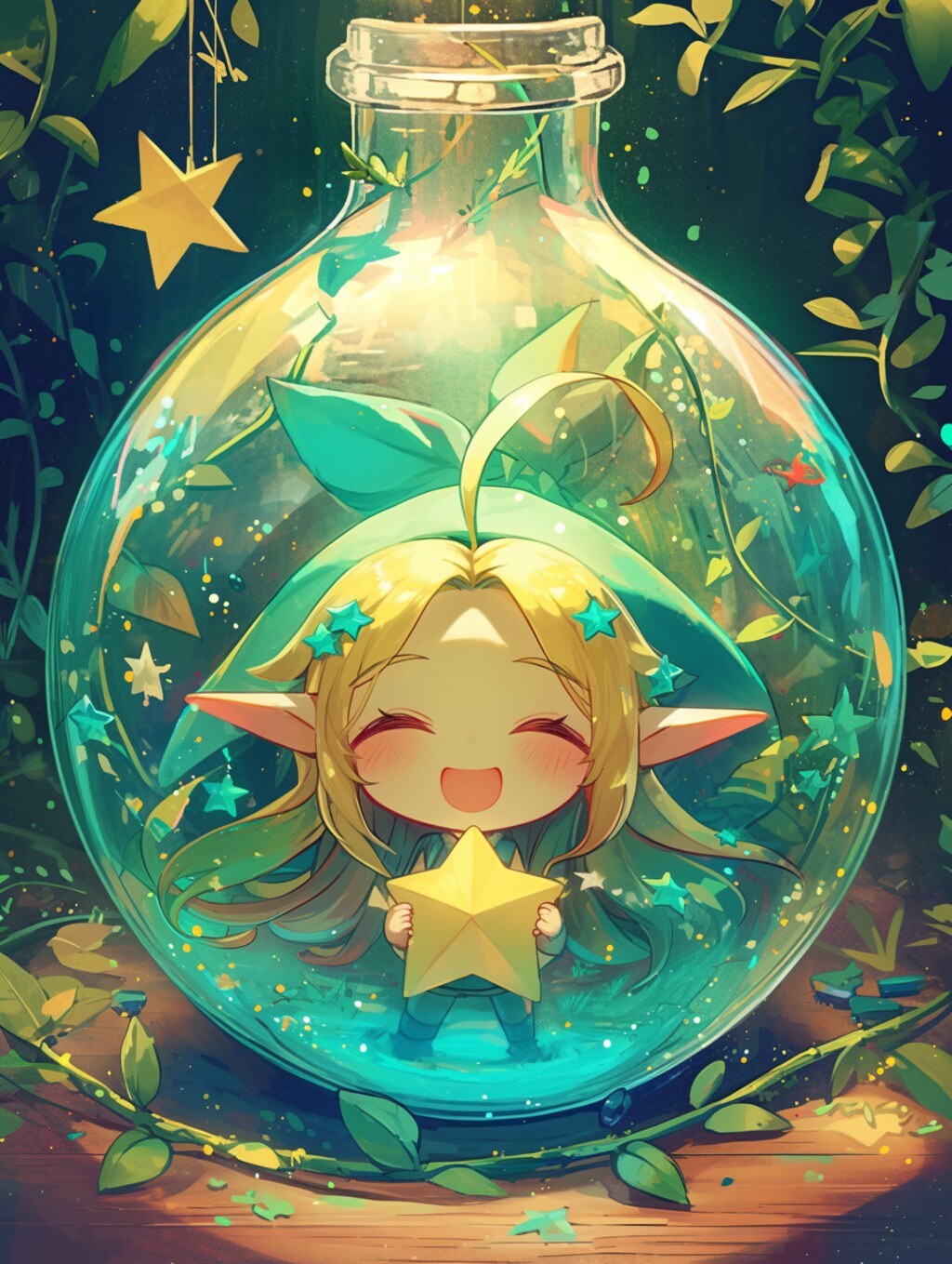 「瓶詰の少女」碧24