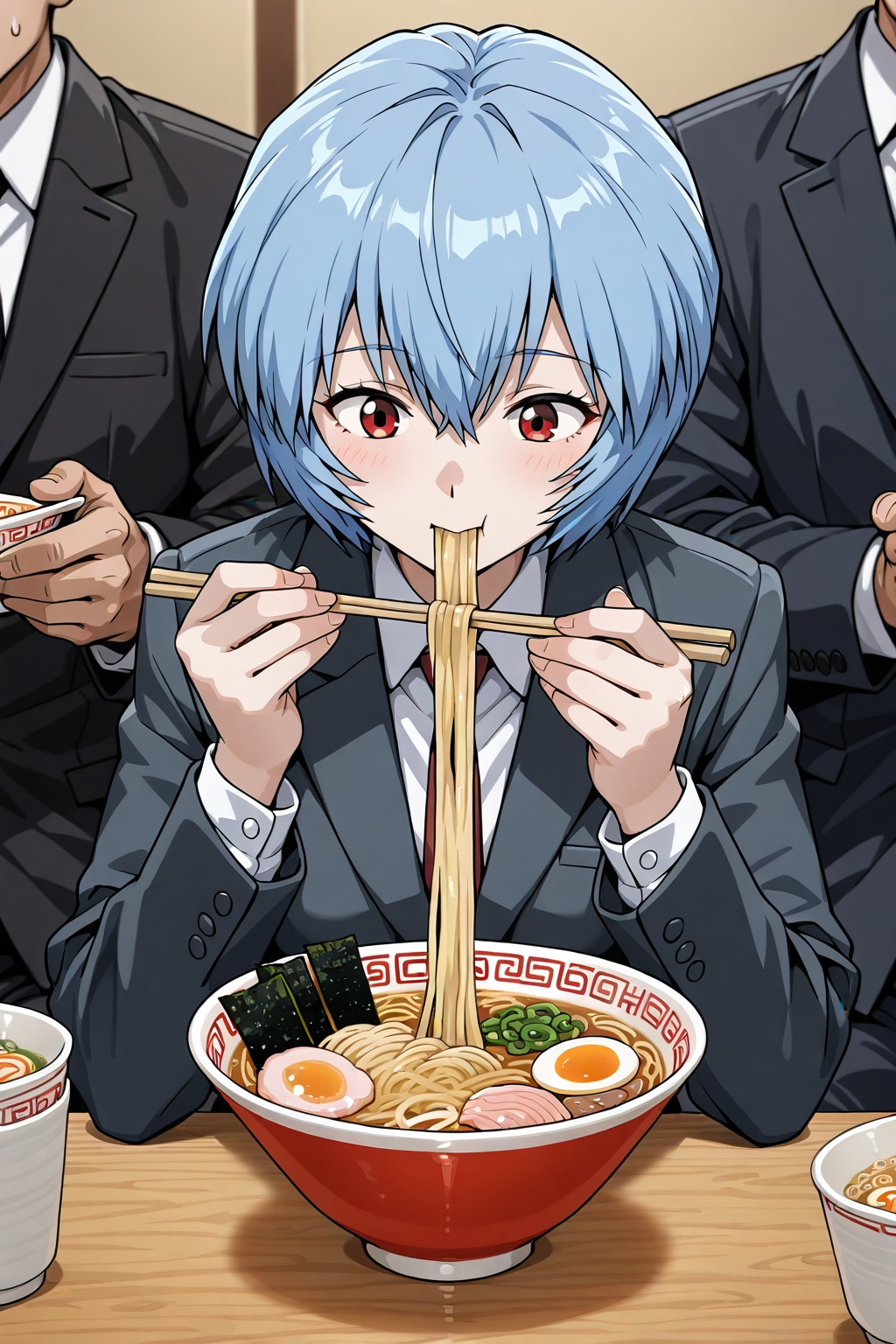 レイナさんと二郎系ラーメン