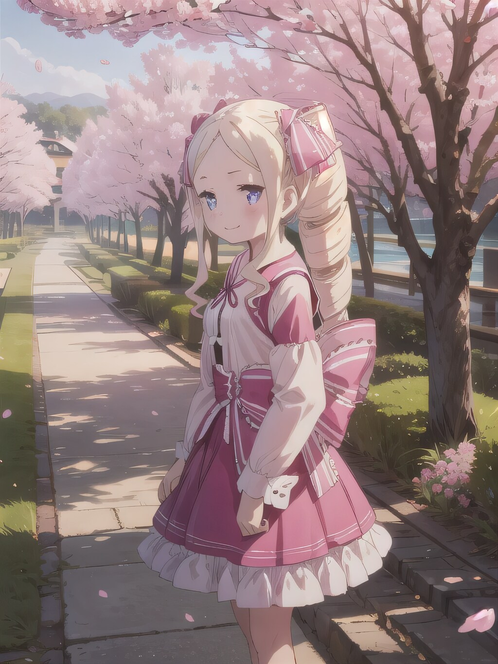 金髪ツインテでセーラー服の少女