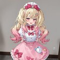 ピンクのサウスポーの全身写真 2枚目