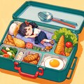 おいしいキャラ弁当（デザートもあるよ） 2枚目
