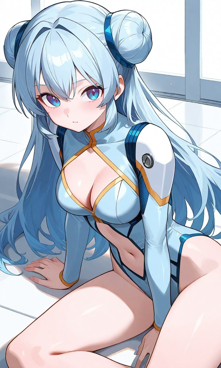 お団子頭のおユキさん