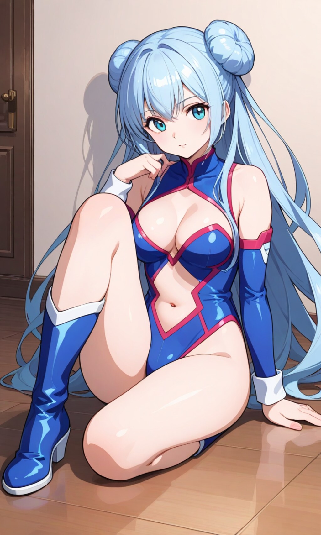お団子頭のおユキさん