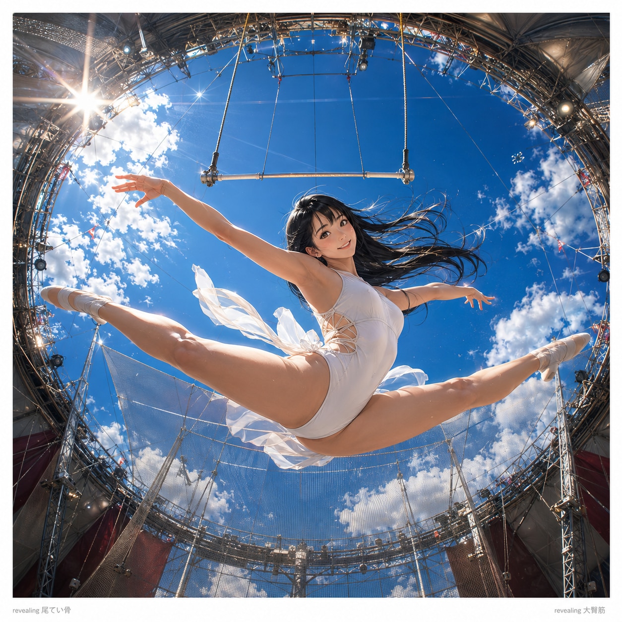 ﾁｬｯﾋﾟｰﾁｬﾚﾝｼﾞ空中ブランコ