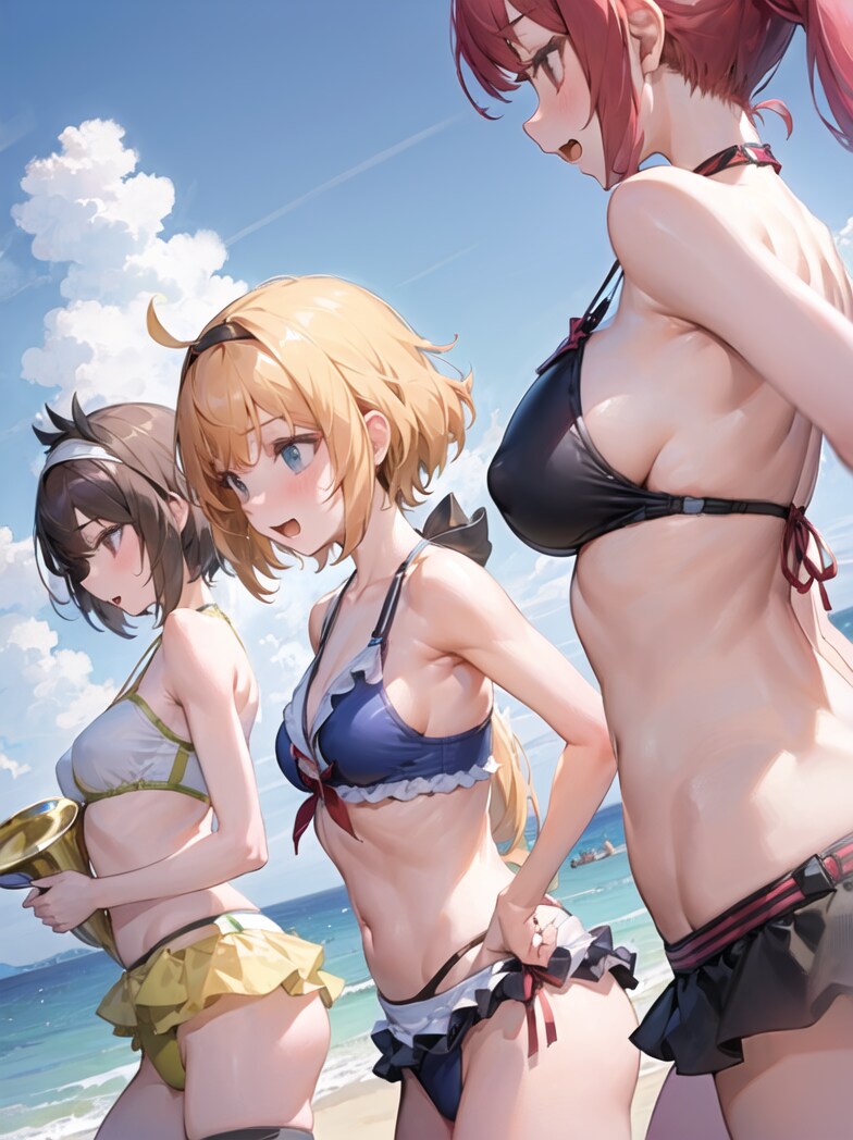 海辺の天使たち