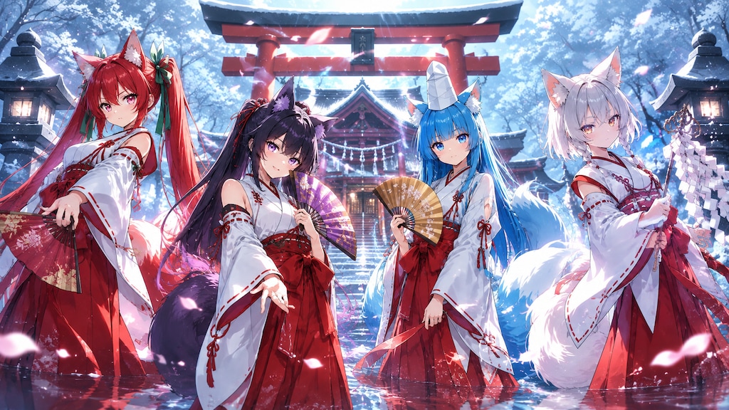 巫女さん四天王