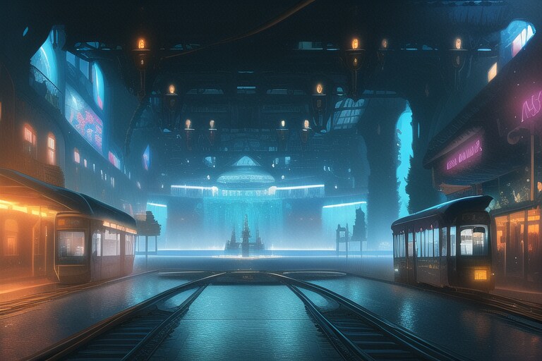 ファンタジー（風）世界の駅