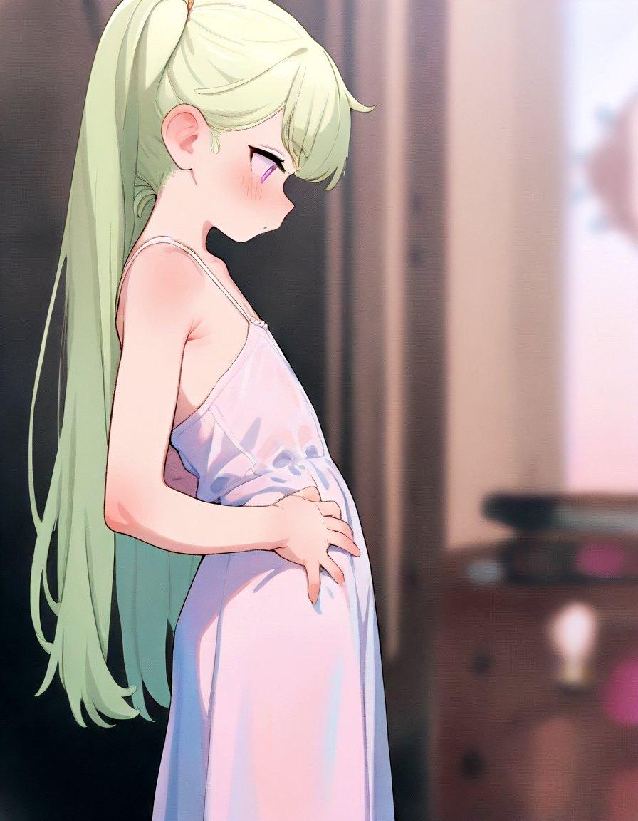 平らな胸