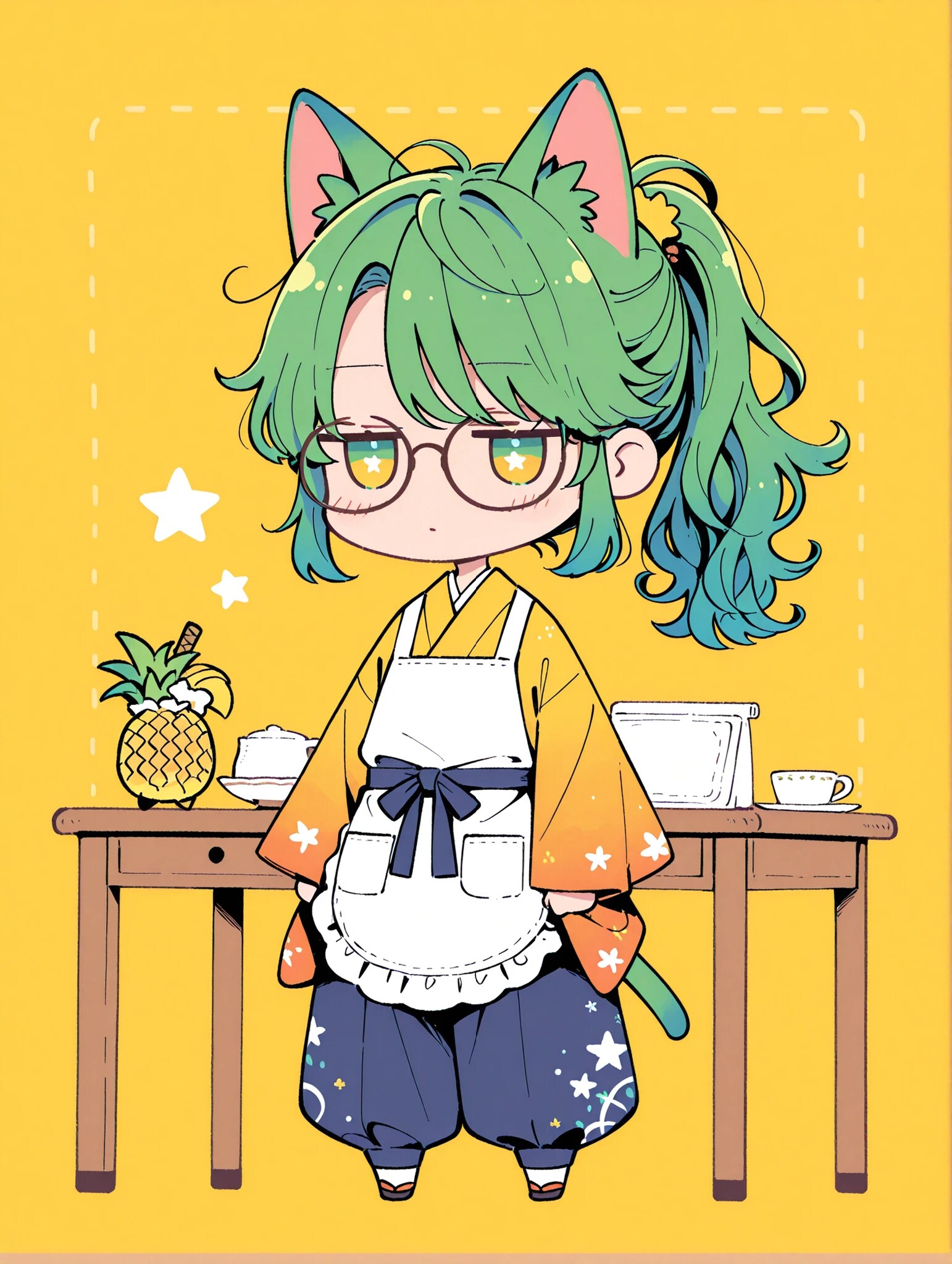 ８月１７日はパイナップルの日 | の人気AIイラスト・グラビア