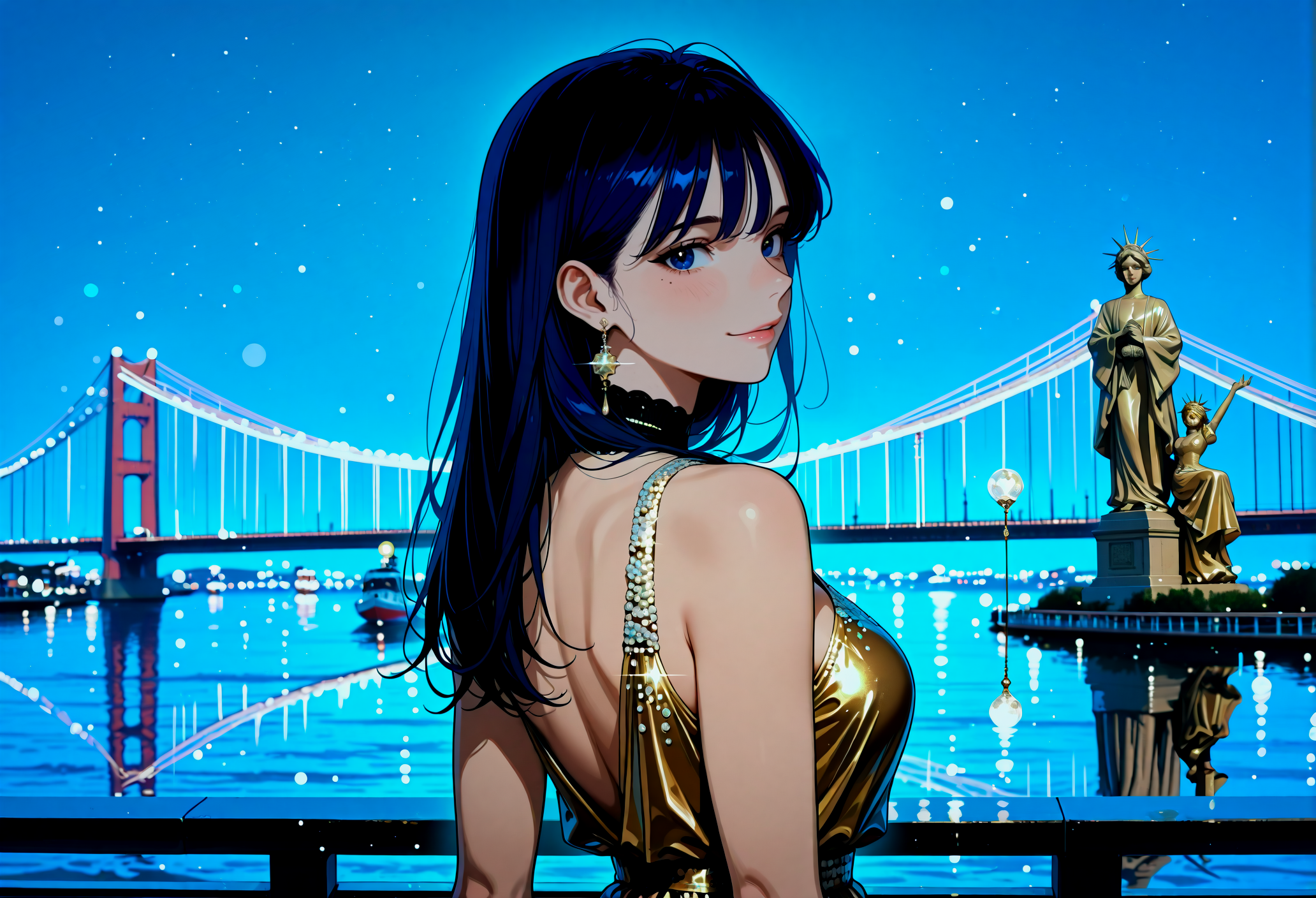 夜景に溶け込む、あいの特別な夜