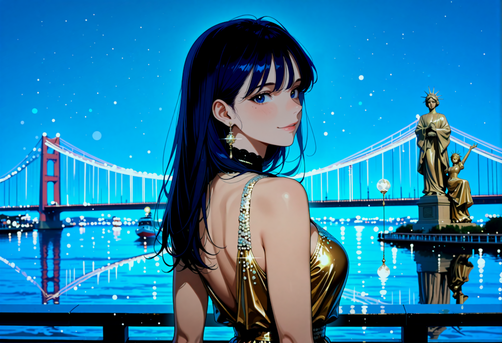 夜景に溶け込む、あいの特別な夜