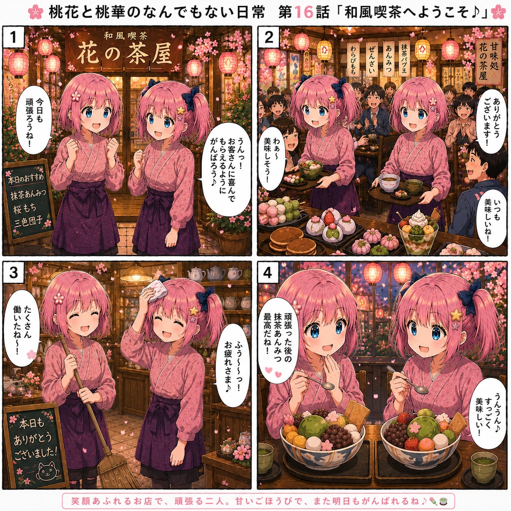 桃花と桃華のなんでもない日常⑯