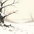 シマエナガと雪景色 5枚目