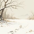 シマエナガと雪景色 7枚目
