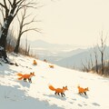 シマエナガと雪景色 10枚目