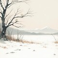 シマエナガと雪景色 4枚目