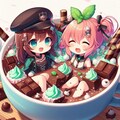 チョコミント風呂～氷をそえて 2枚目