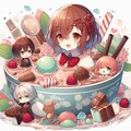 チョコミント風呂～氷をそえて 3枚目