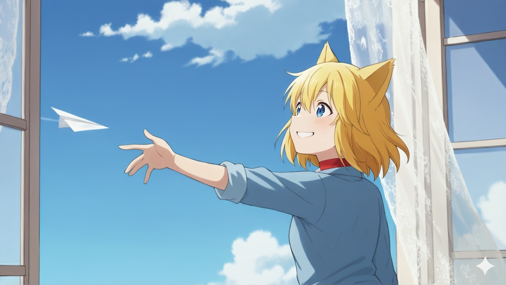 世界はいつだって開かれているのにずっと窓辺に座って遠くをただ見つめるばかりで一歩踏み出してみたくても自分はうまく飛べないのはわかりきっているから景色を眺めることで満足しそれでも風に乗って自由に大空を…