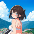 着替えてるので見ないでくださいね？ご主人様！ 5枚目