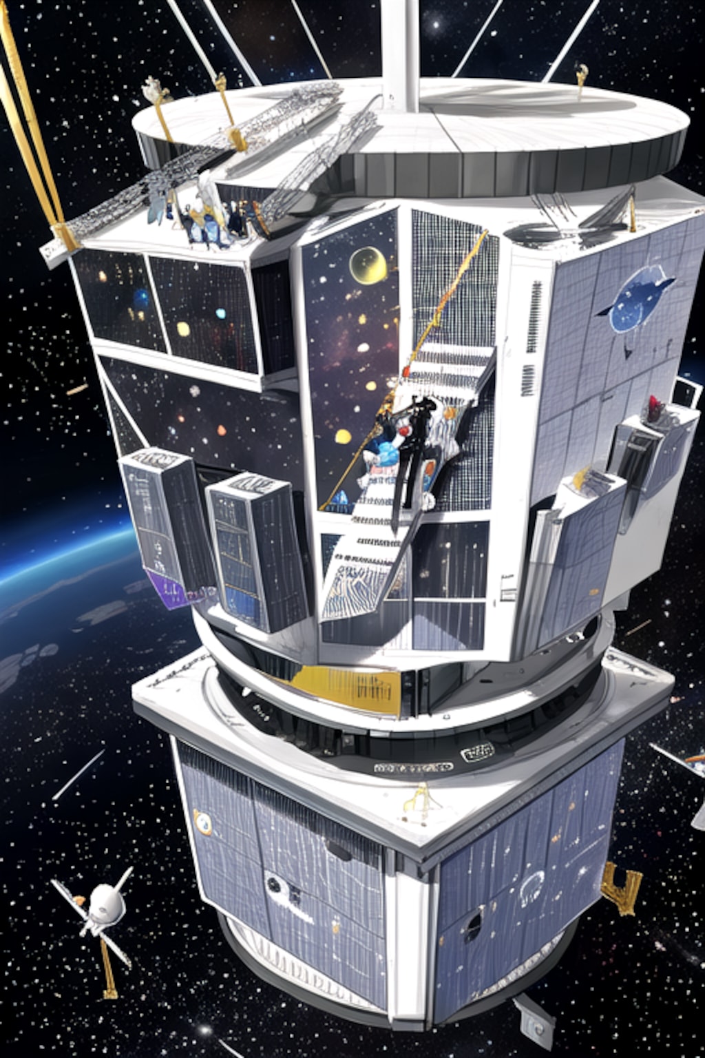 宇宙バンジージャンプ（パンジーとヒヨコシュレッダーを宇宙エレベーターでサンド）他、遊園地