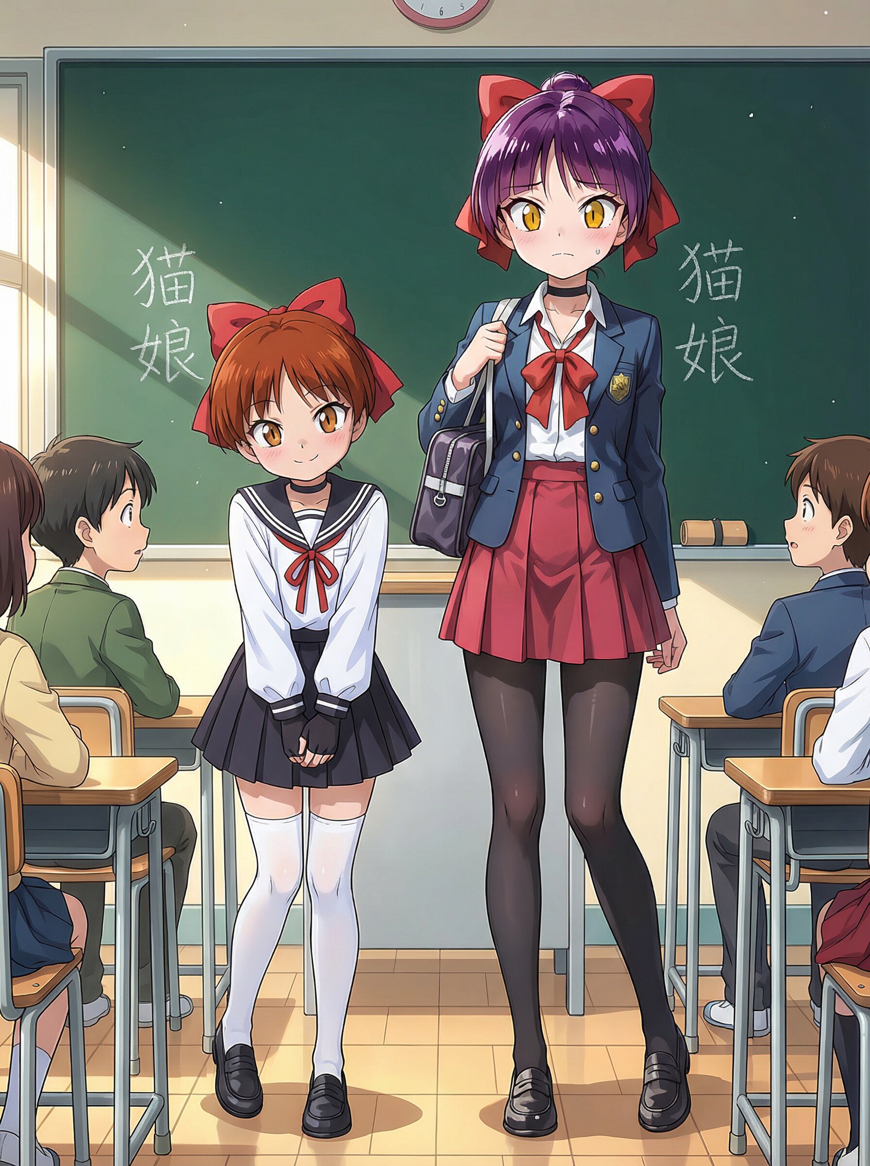 転入生は猫娘✕２