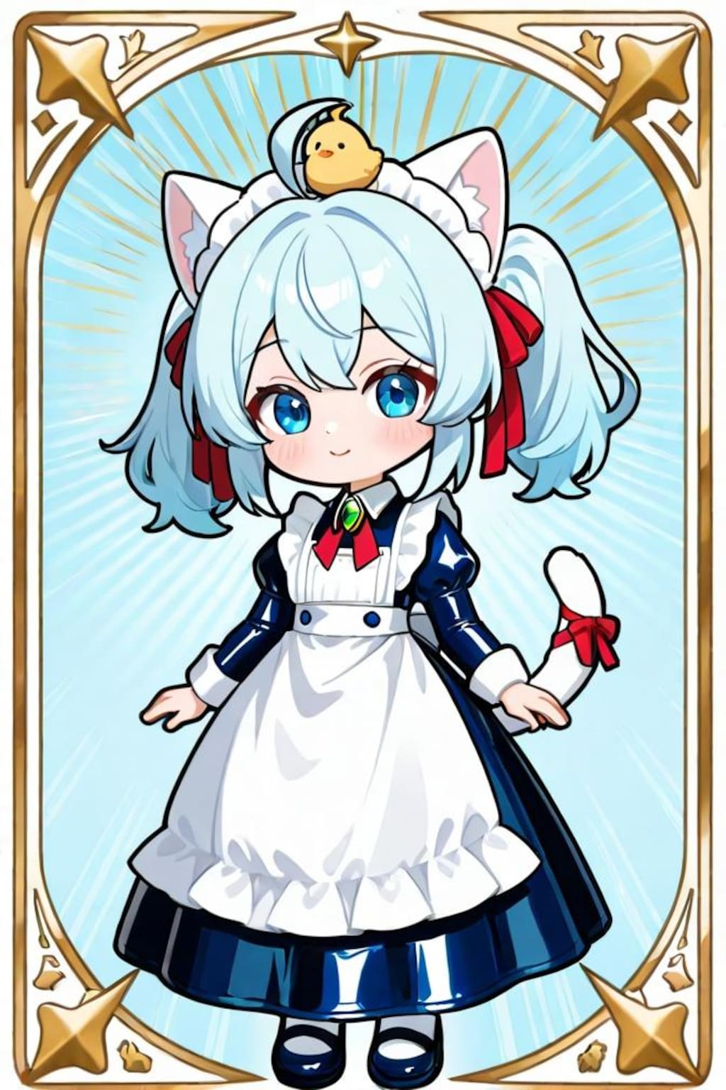 猫耳ちゃんとひよこ