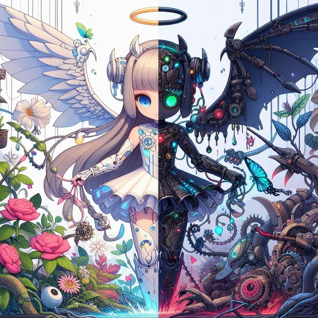 あなたは天使？悪魔？どっちなの？ | の人気AIイラスト・グラビア