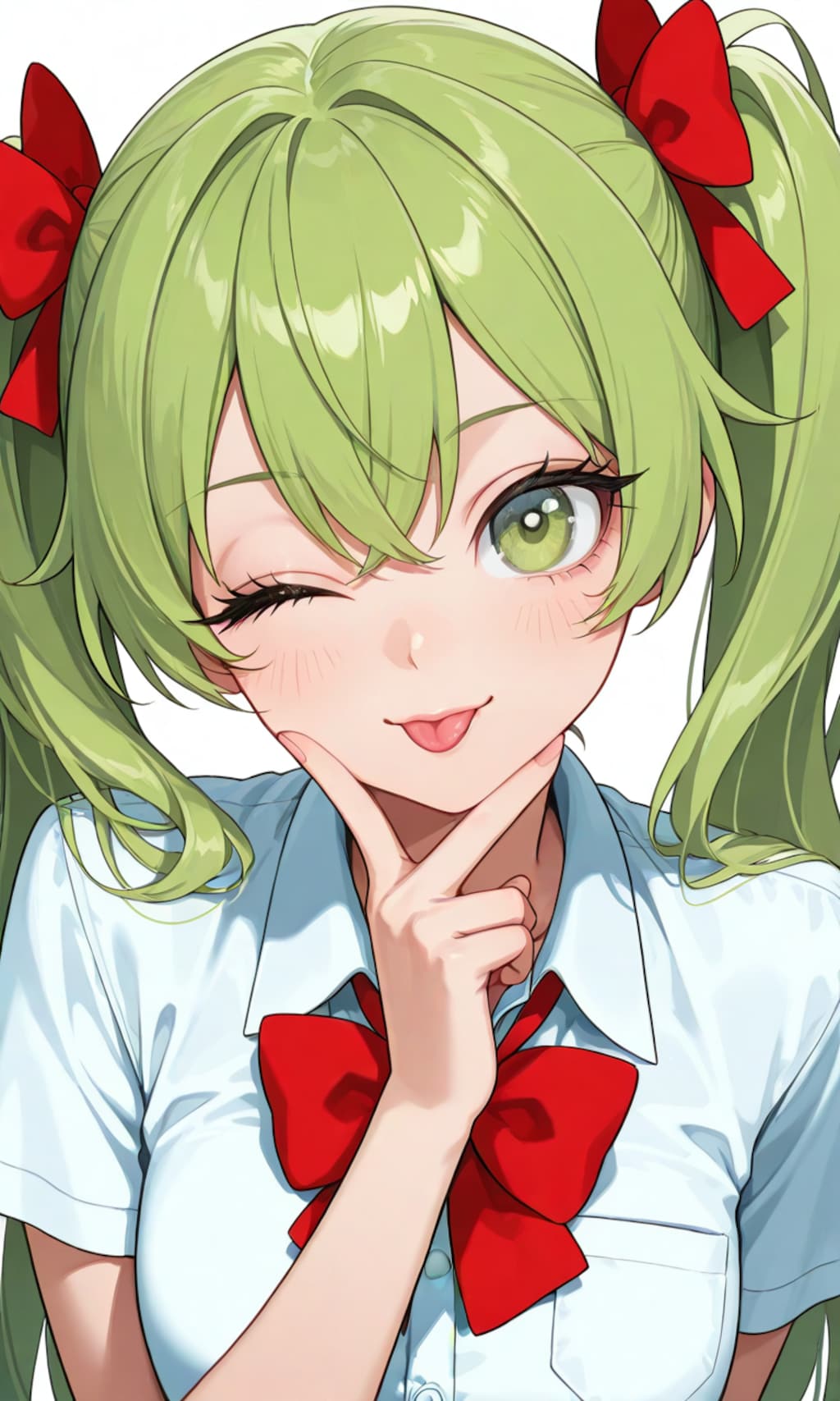 あおいも顎ピース✌️