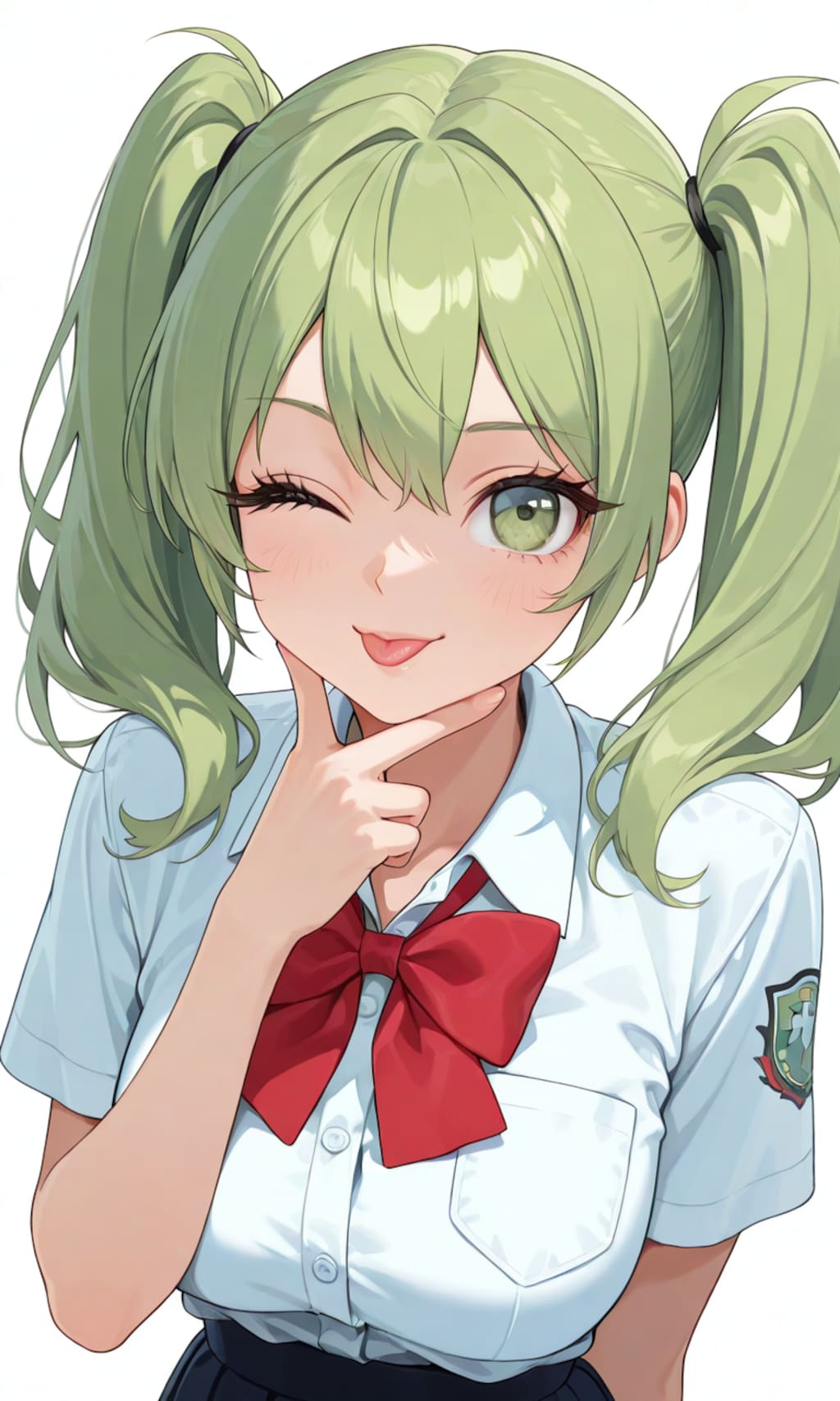 あおいも顎ピース✌️