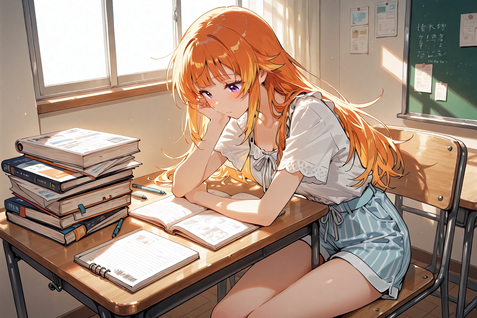 8月31日の憂鬱 | の人気AIイラスト・グラビア