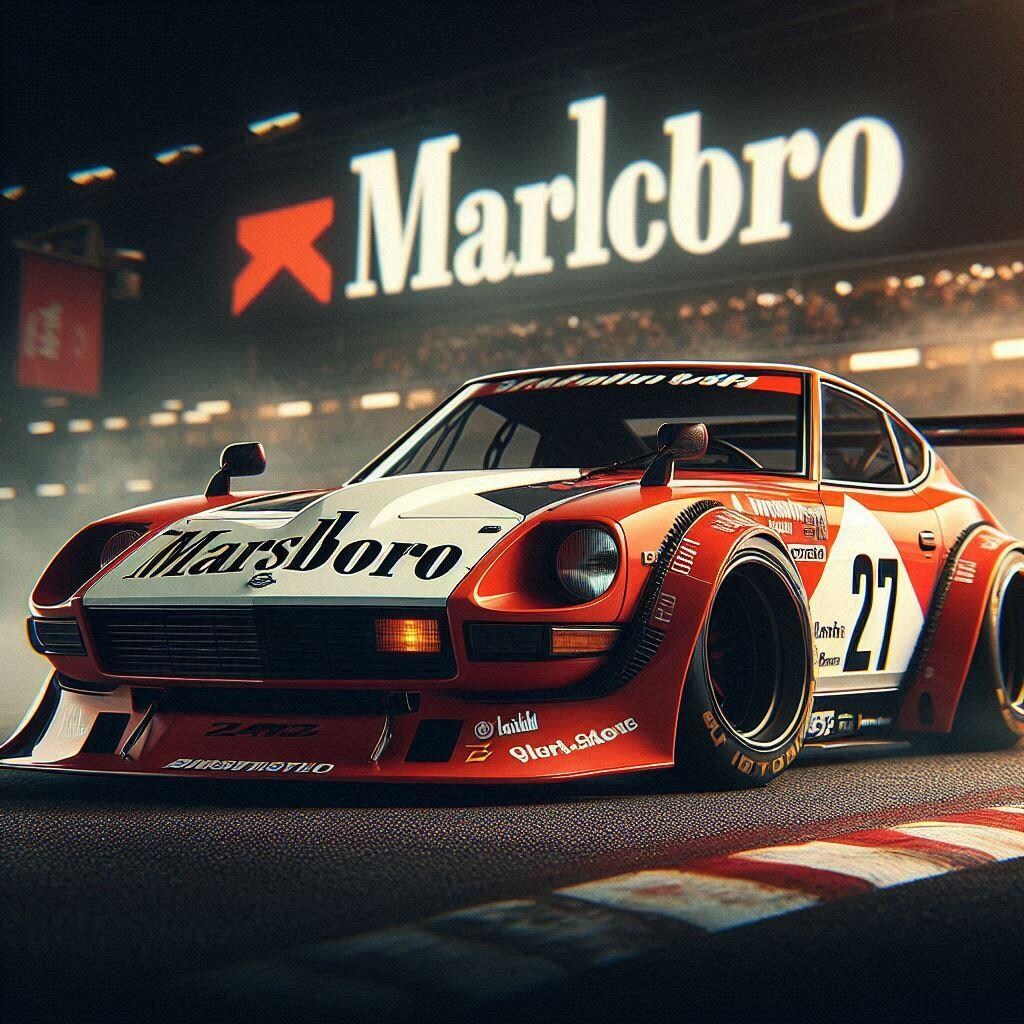 マルボロカラー240Zレーシングカー
