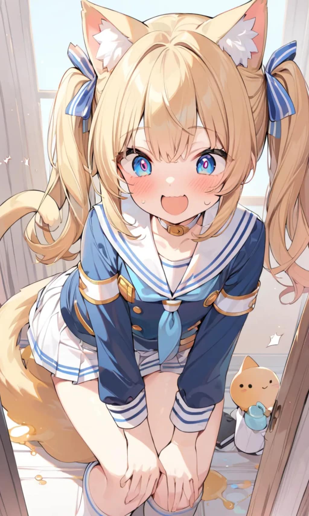 こるり「セーラー服ですっ」まや「学校の制服はブレザーです」
