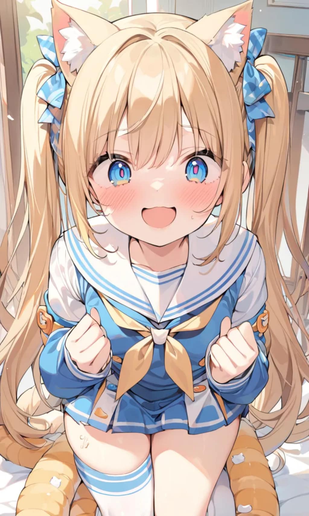 こるり「セーラー服ですっ」まや「学校の制服はブレザーです」