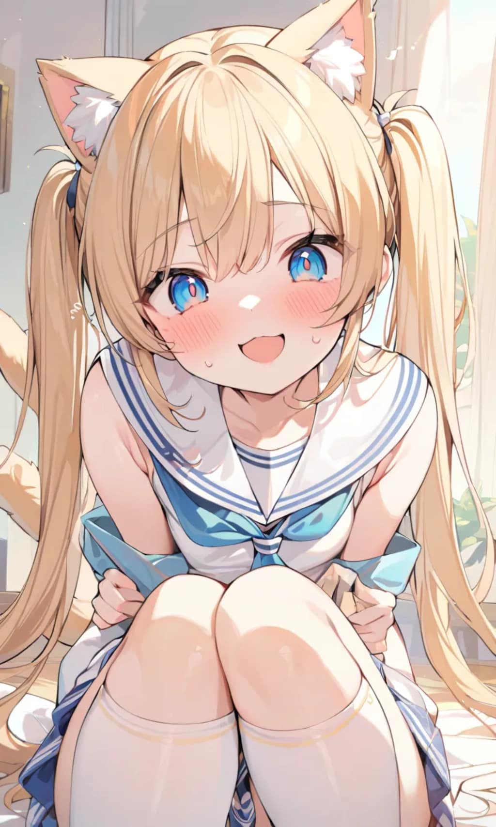 こるり「セーラー服ですっ」まや「学校の制服はブレザーです」