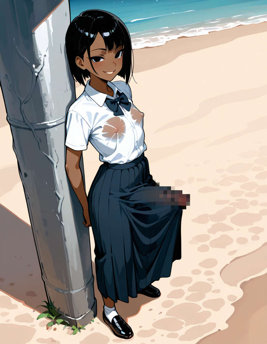 ふたビーチ -long skirt-