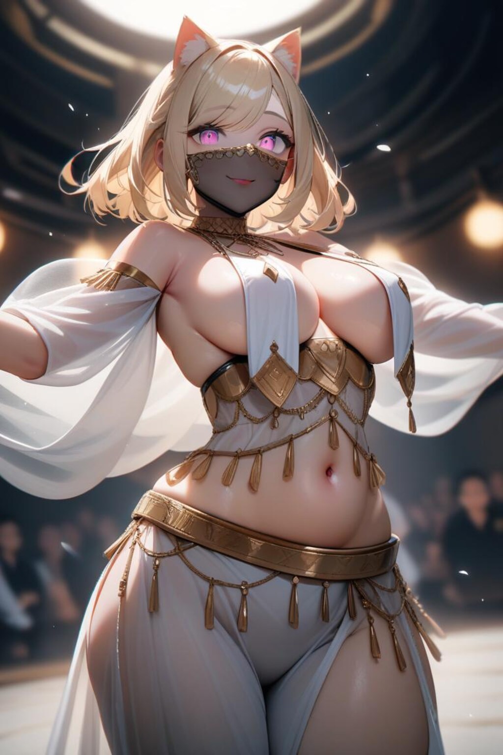 踊り子　乳暖簾