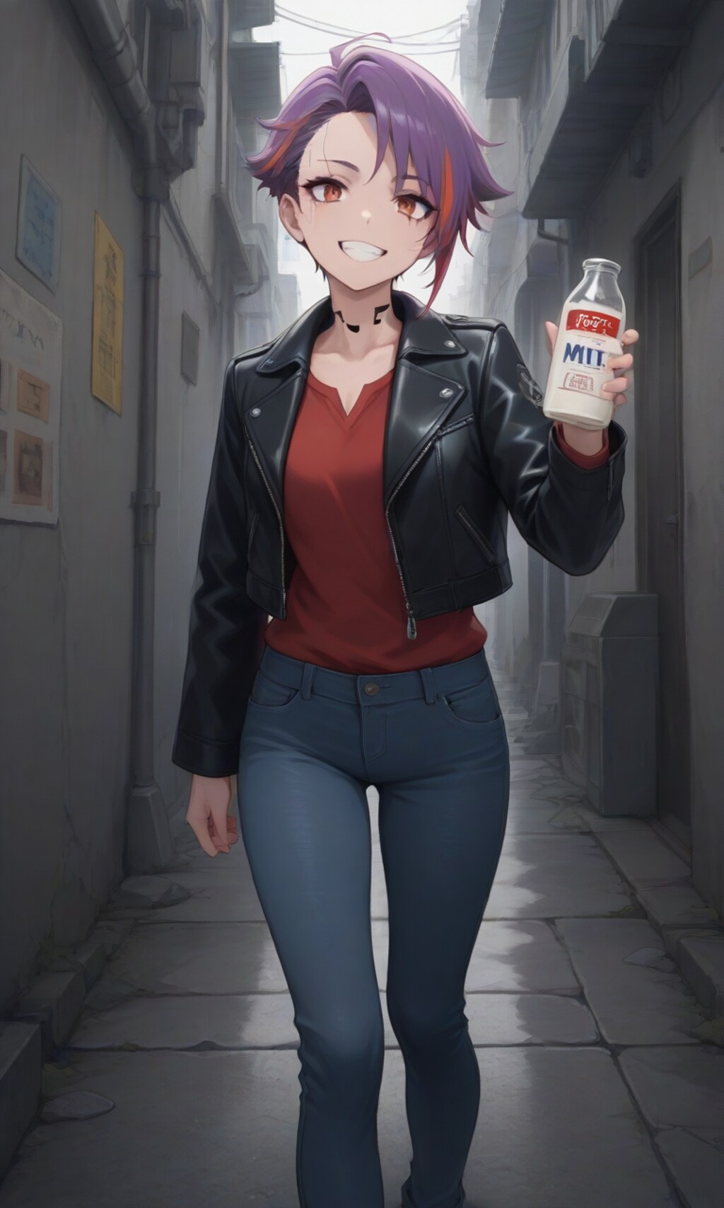 よぉアンタ、この高級ミルクを買わねーか？