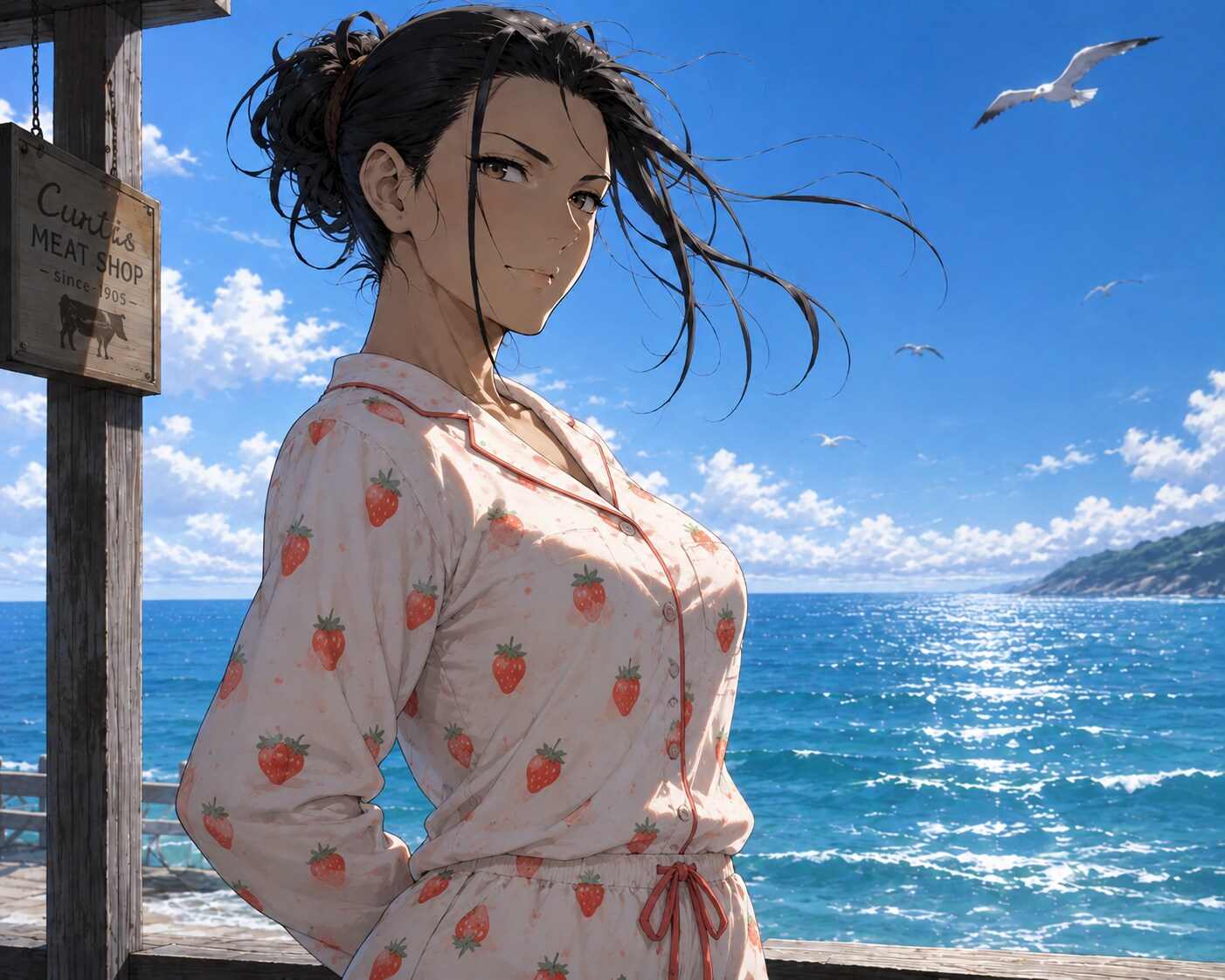 イチゴの柄♡