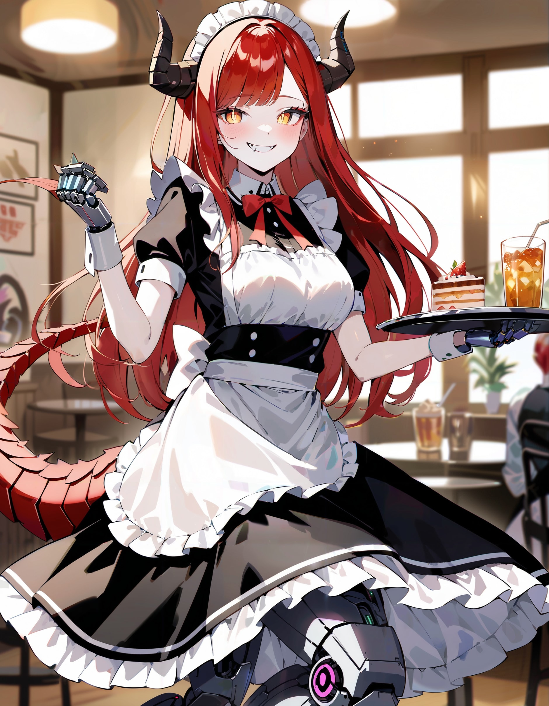 魔族喫茶「ディアブルグラシア」 | の人気AIイラスト・グラビア