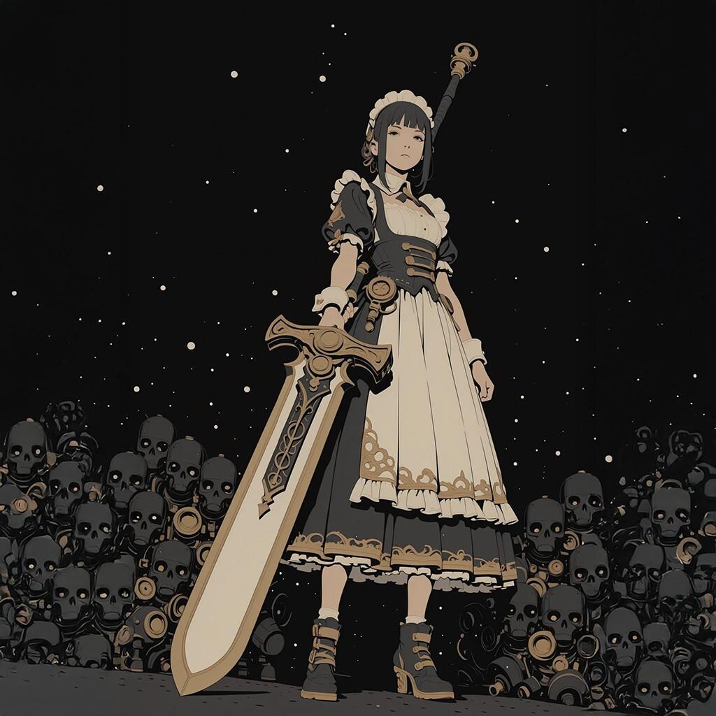 メイドと殲滅の証『侵入者様、御首級頂戴しました』