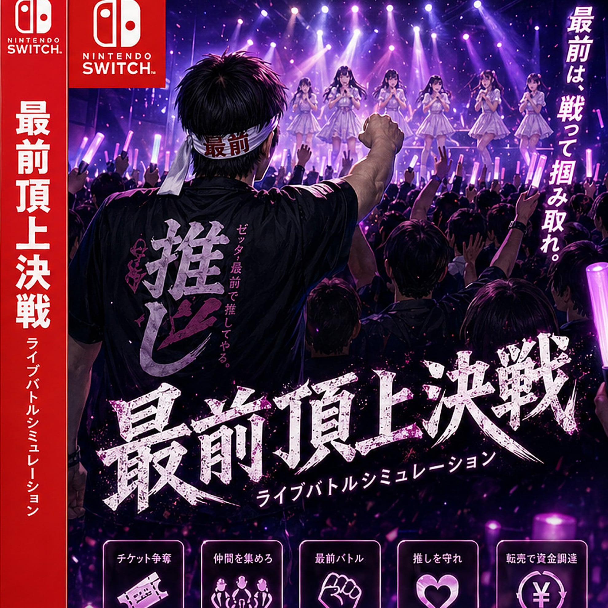 【ちちぷい公式タグ参戦】地下アイドルウソゲーム004 　最前頂上決戦～ライブバトルシュミレーション～ | の人気AIイラスト・グラビア