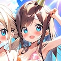 ヌーブラ式ビキニ水着三人娘 雅と真帆と桃2 『まあいいや、ぺったんこだって気にしな～い♪』 7枚目