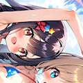 ヌーブラ式ビキニ水着三人娘 雅と真帆と桃2 『まあいいや、ぺったんこだって気にしな～い♪』 2枚目