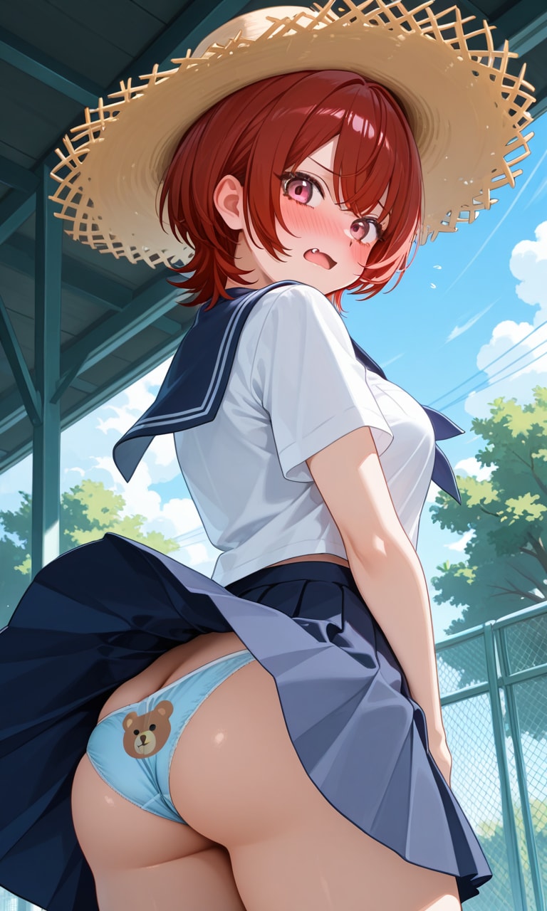 「///みるなー！」