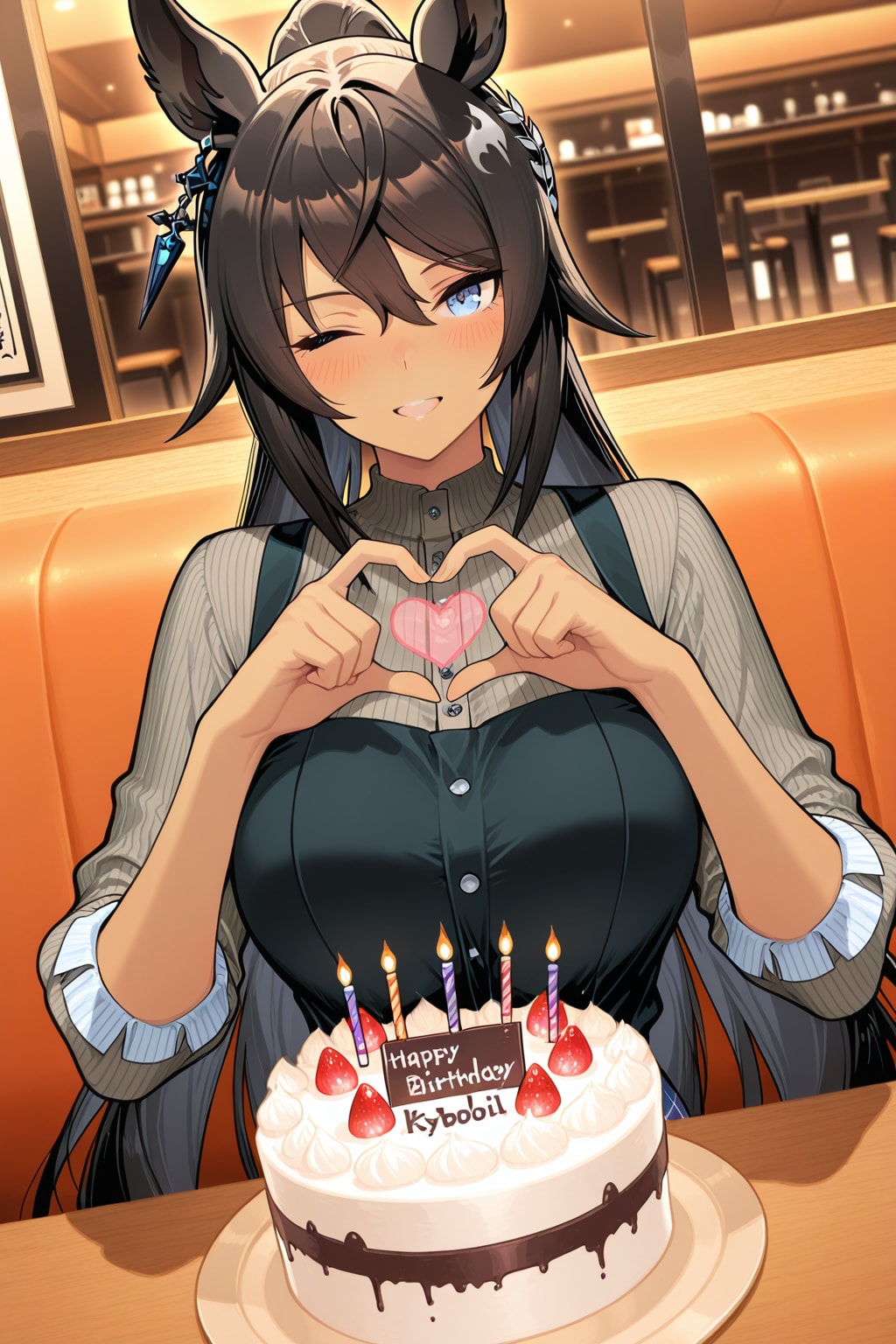 お誕生日のシンボリクリスエス🎂