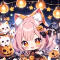 ネコたちのハロウィン 2枚目