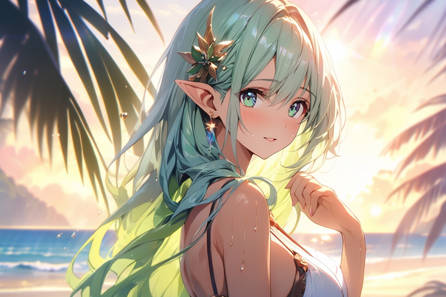 エルフさんの素敵な横顔 | の人気AIイラスト・グラビア