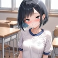 りえちゃんと教室で(5) 2枚目